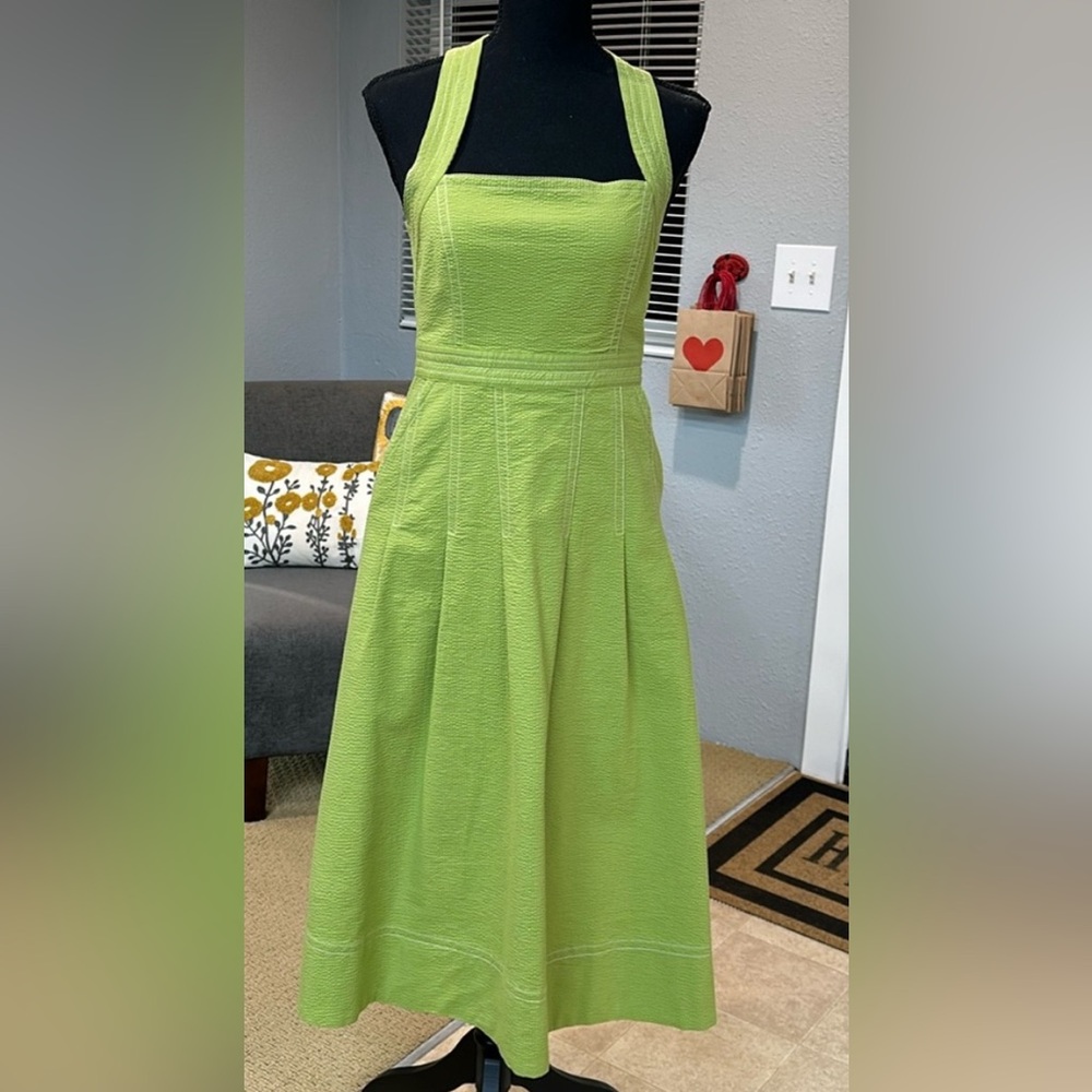 Maeve Lime Green Midi Sundress